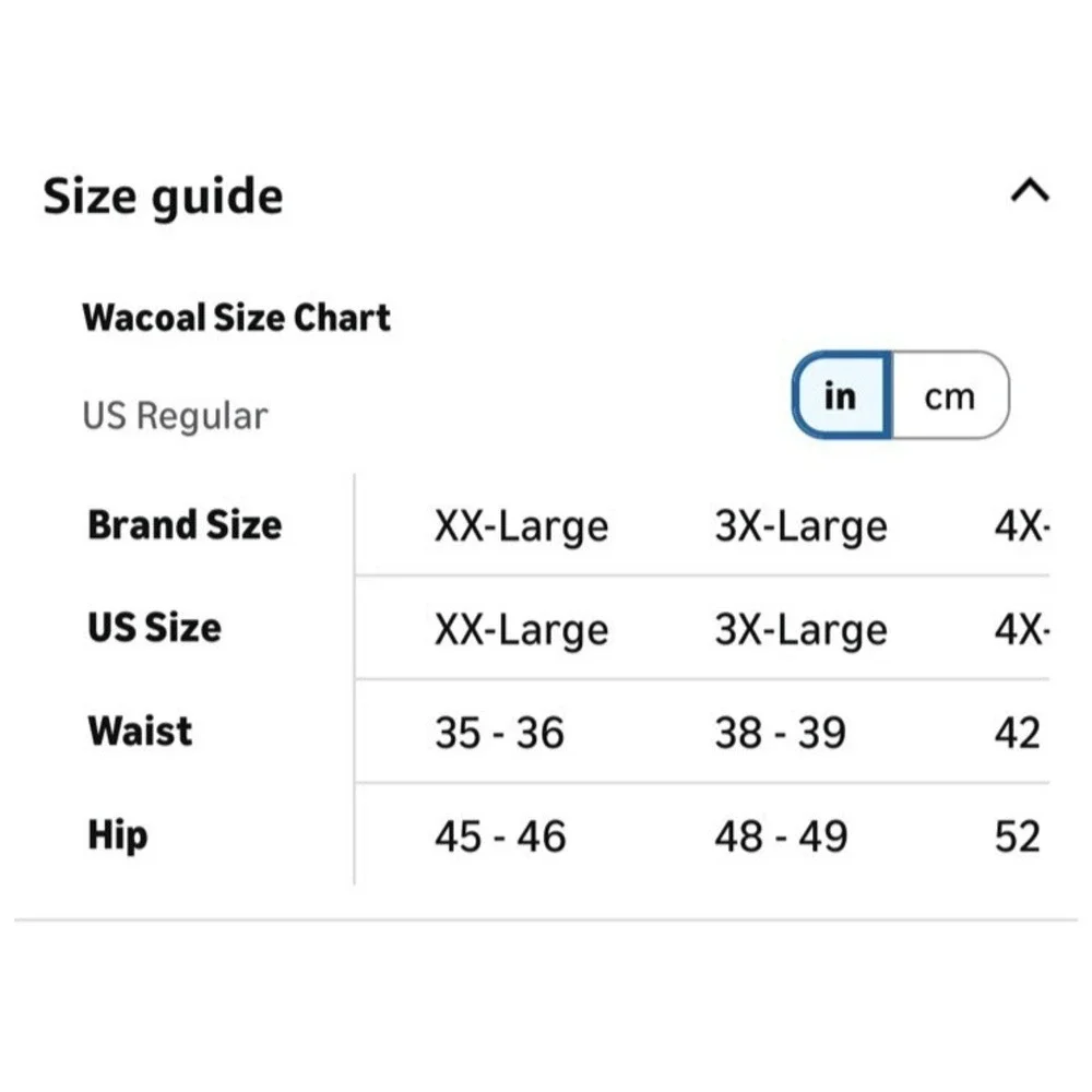Wacoal this listing