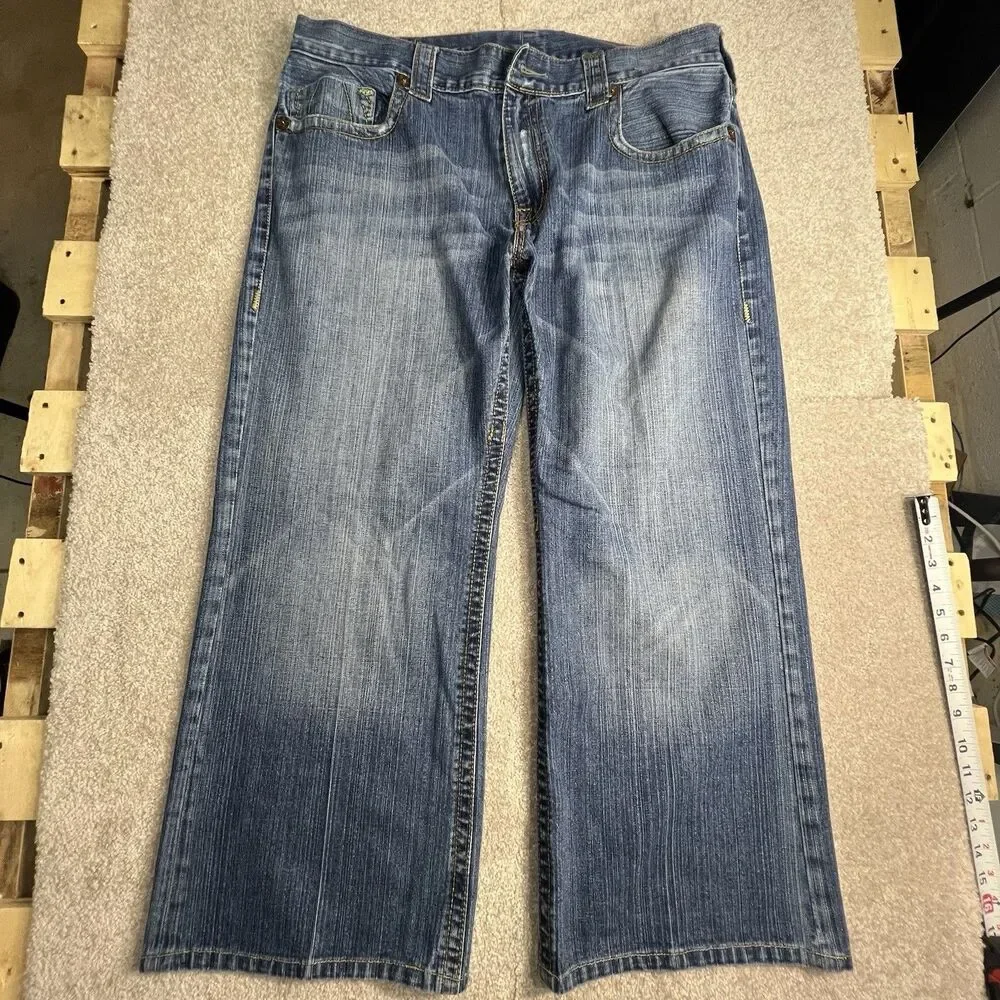 True Religion‎ Adam Big T Jeans Vintage 2007 Made in USA 42/34