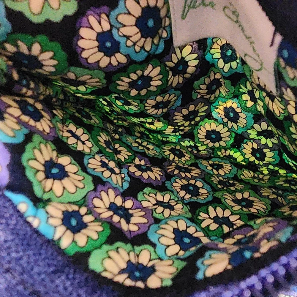 Vera Bradley Quilted Cosmetic‎ Travel Bag & Coin Purse Set Paisley Floral