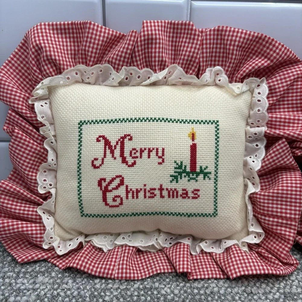 Handmade pillows are
