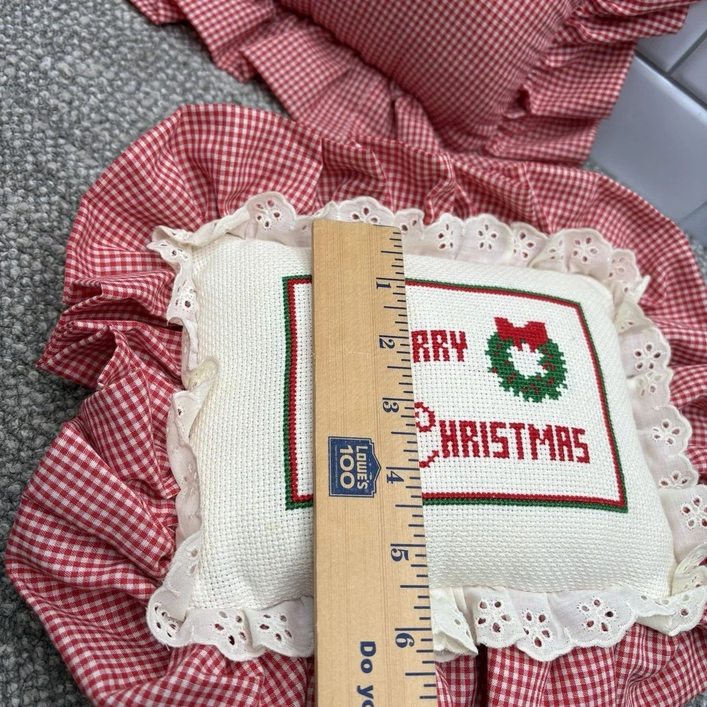 Handmade pillows are