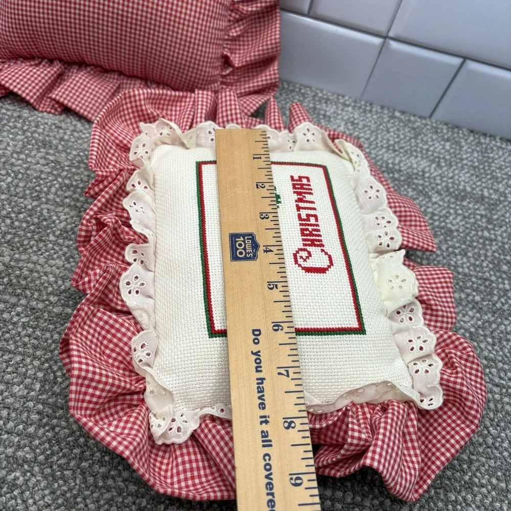Handmade pillows are