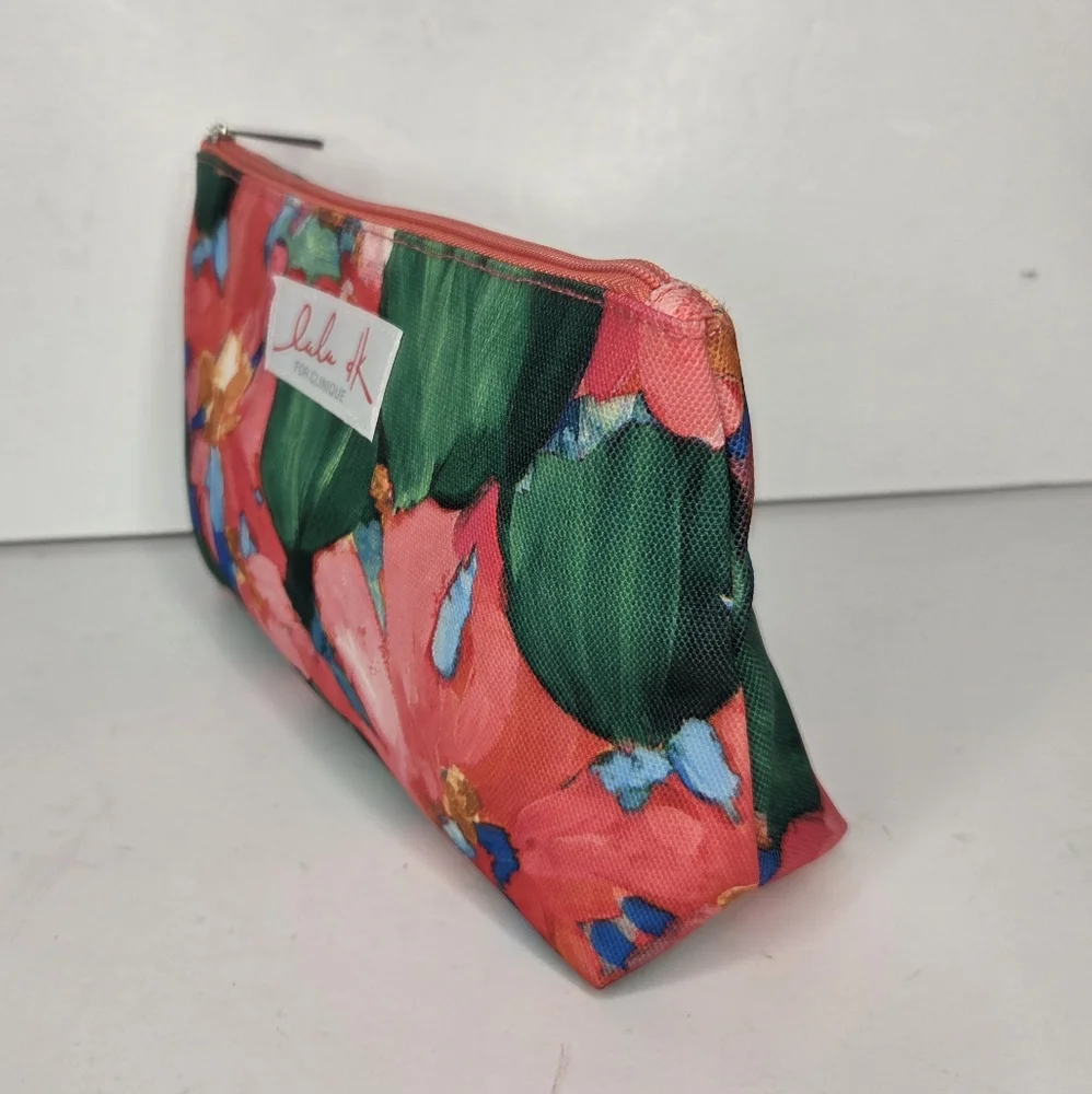 Clinique pink red floral