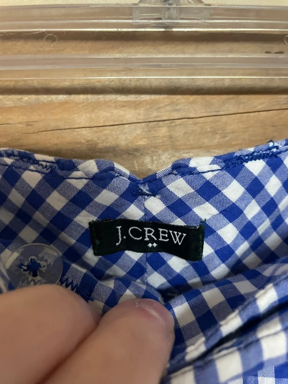 crisp gingham