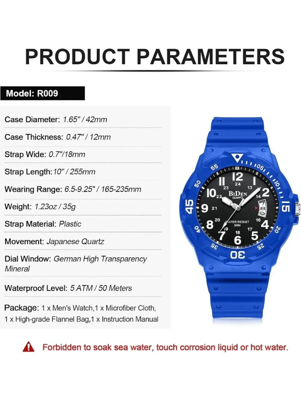 N/A mens watch