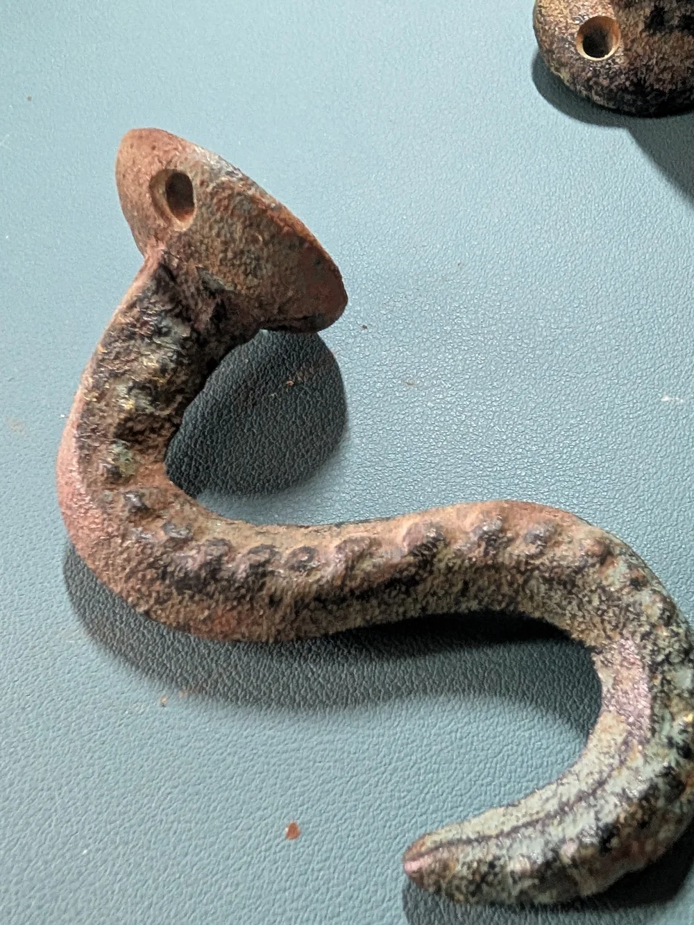 Antique-Style Cast Iron Tentacle Wall Hooks - Patina Brown