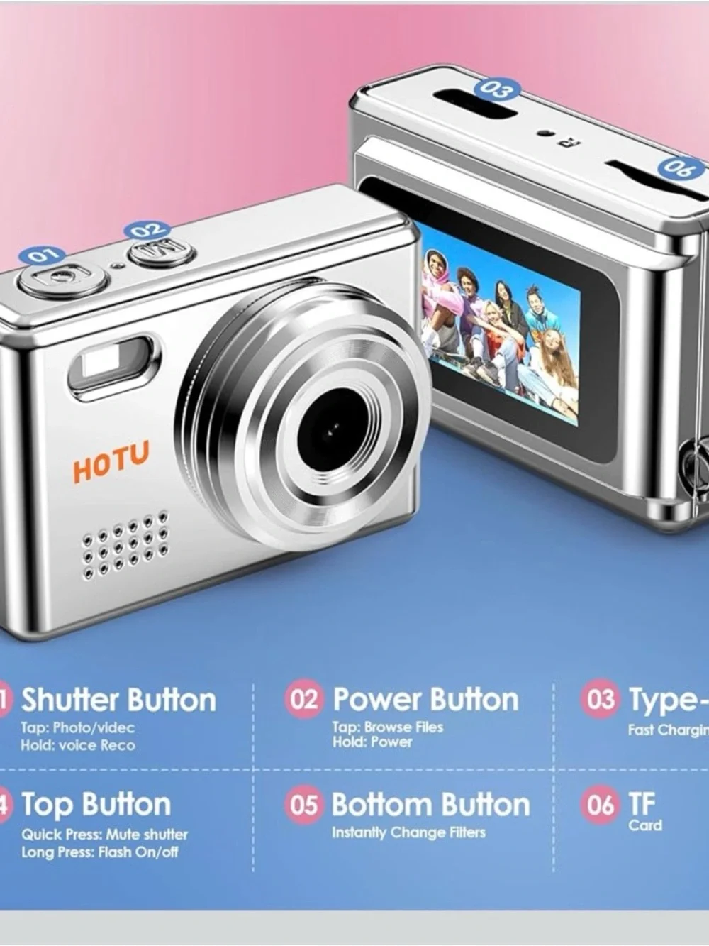 C1 Compact Digital Camera - Silver