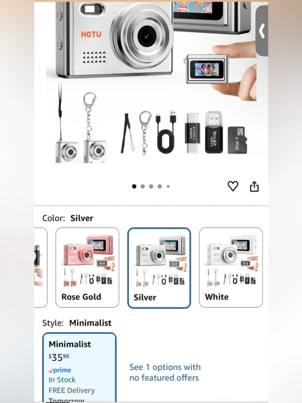 C1 Compact Digital Camera - Silver