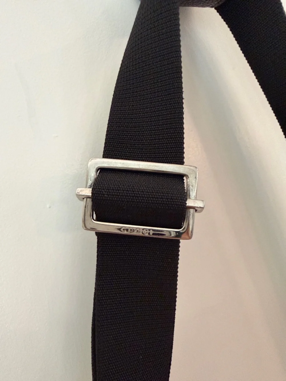 Gucci nylon leather