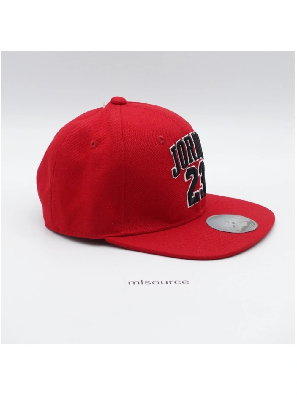 NEW Jordan Big Kid's Jersey Flat Brim Structured Cap Hat 9A0781-R78 Gym Red