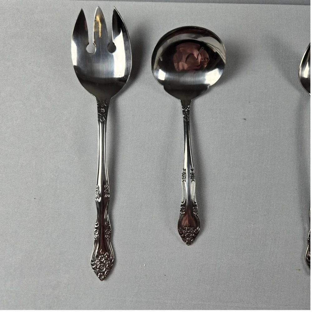 Oneida WM A Rogers Stainless Steel Flatware Lot Forks Spoons Knife Replacement