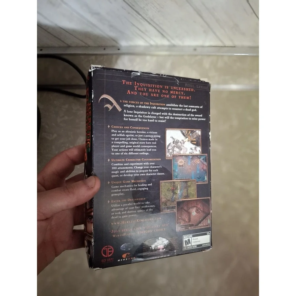 Heretic Kingdoms: The Inquisition Fantasy RPG PC Game Complete ZERO SCRATCHES
