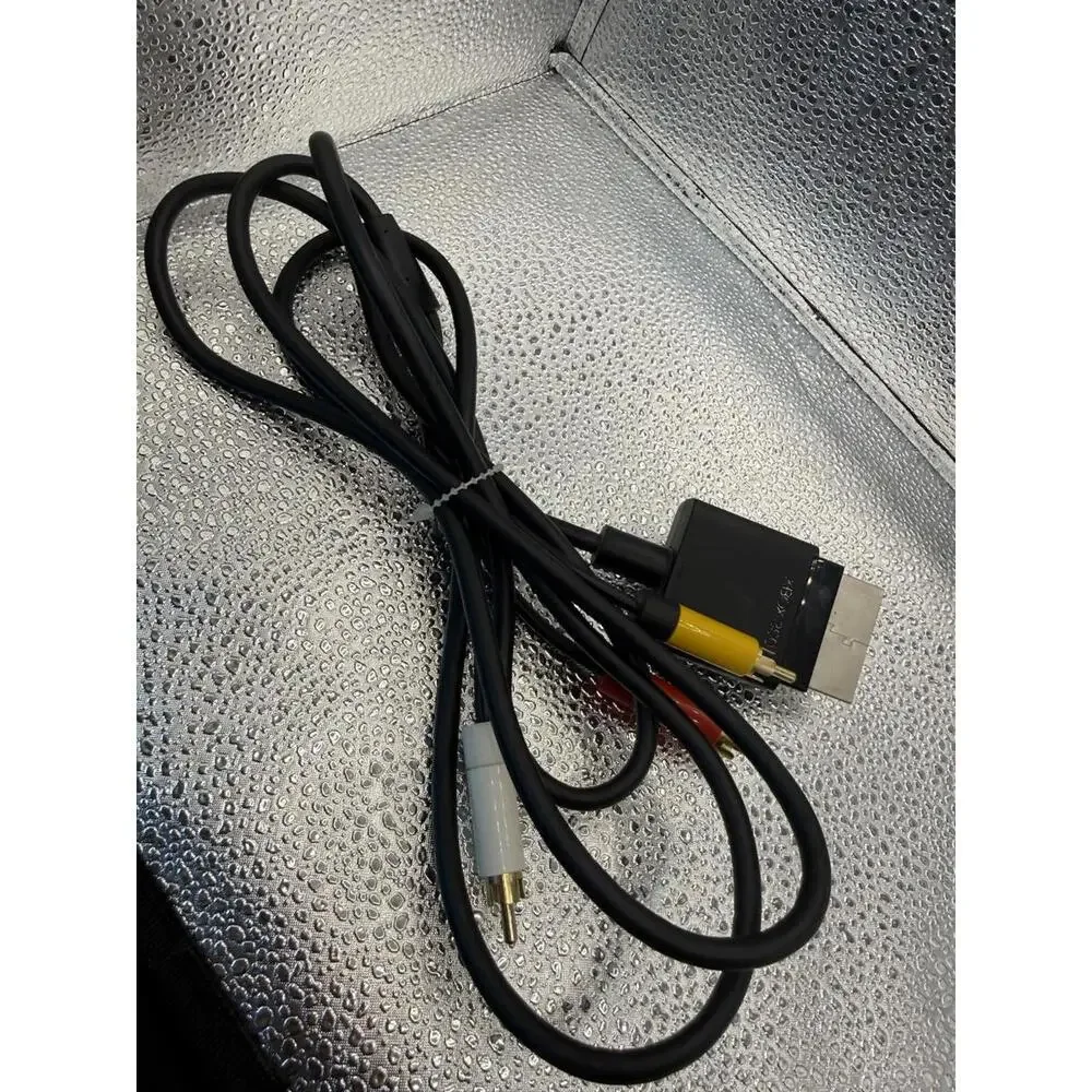 Official OEM Microsoft Xbox 360 AV Composite Audio/Video Cable RCA