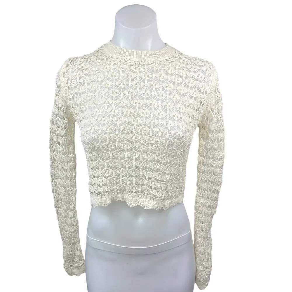 Astr cream crochet