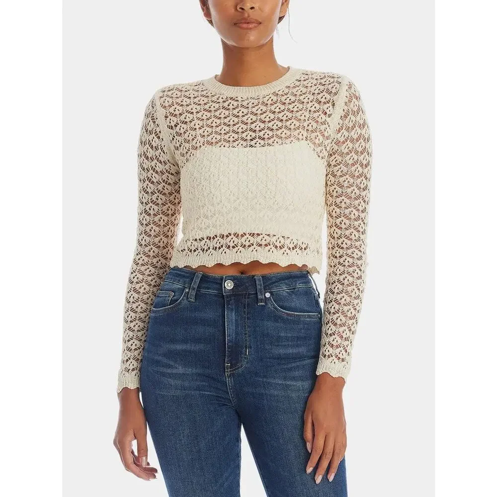Astr cream crochet