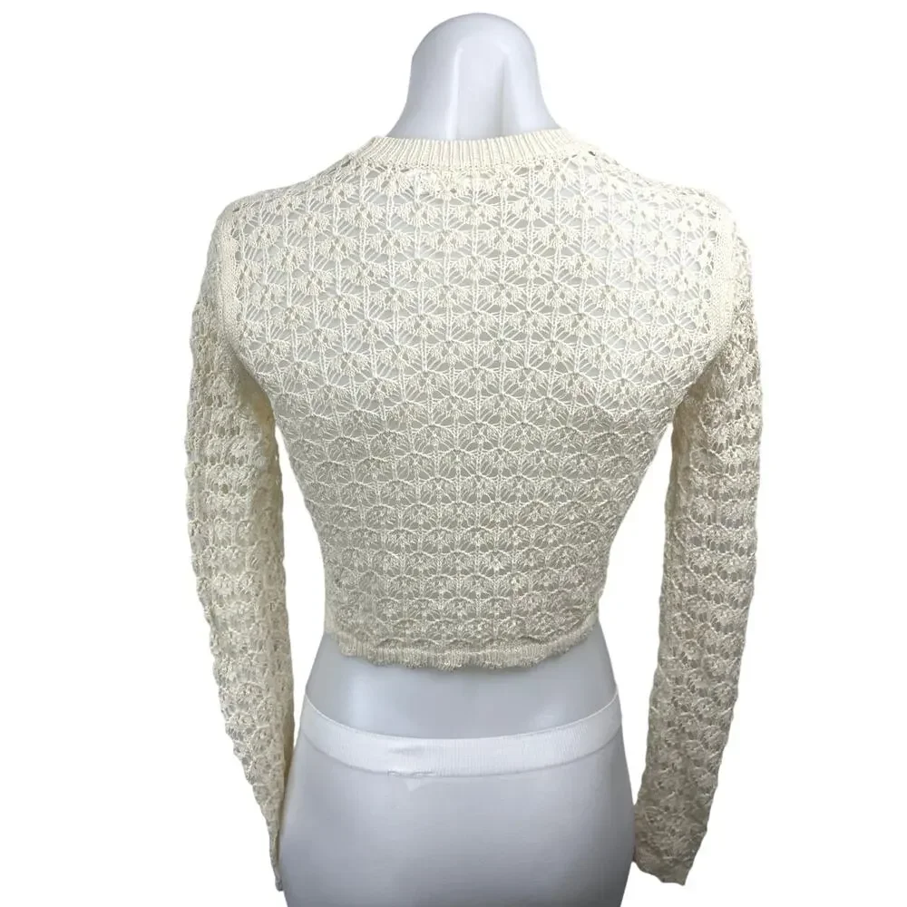 Astr cream crochet