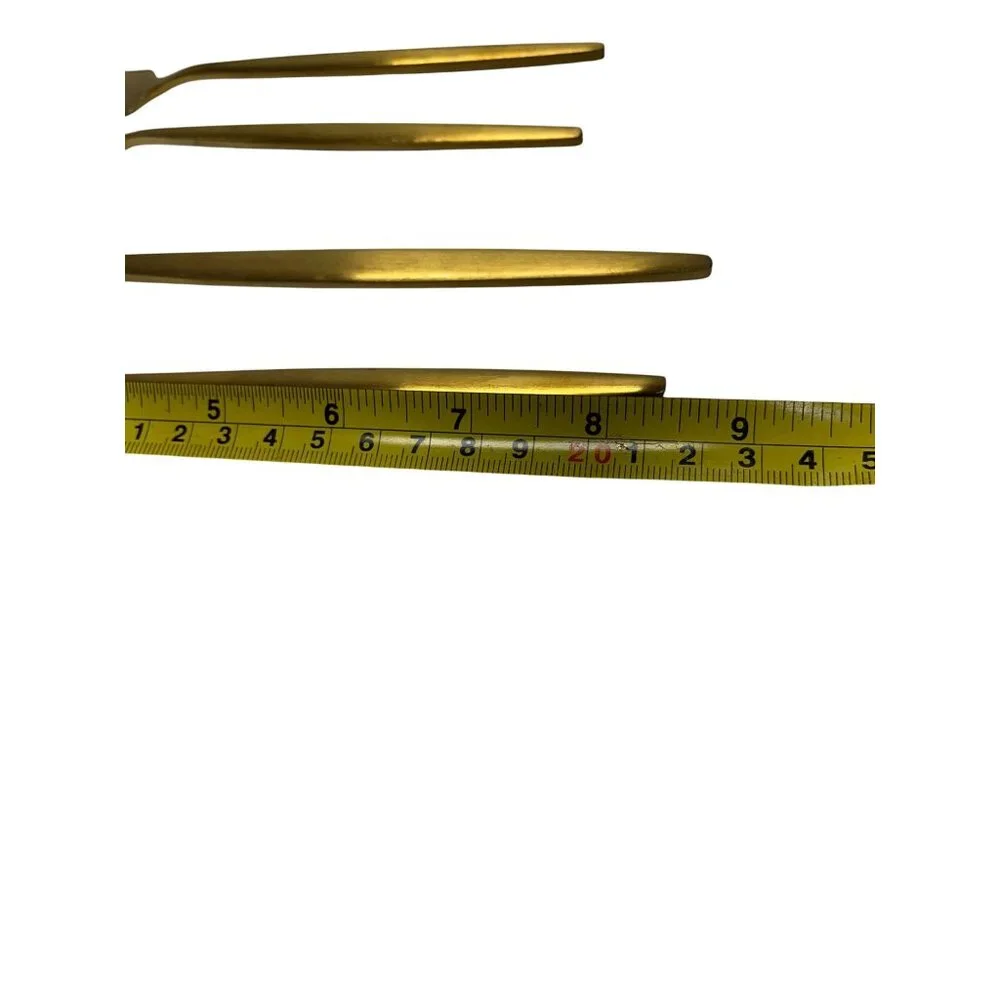 Flatware gold cutlery