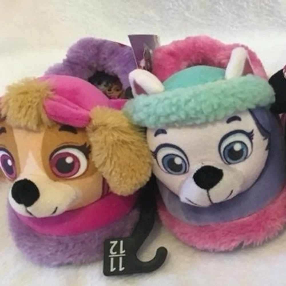 PAW‎ PATROL Girls slippers size 7/8 NWT
