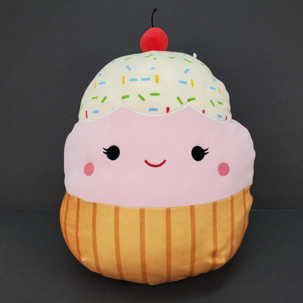 Squishmallows Clara the Cupcake 12 Inch Pink Sprinkle Plush Stuffed Animal Toy