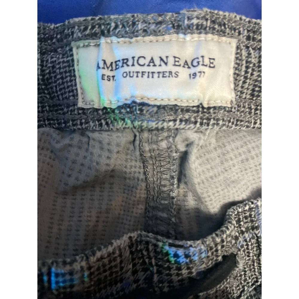 American Eagle Shorts  Mens Large ‎  Plaid Board Shorts Beach Surf