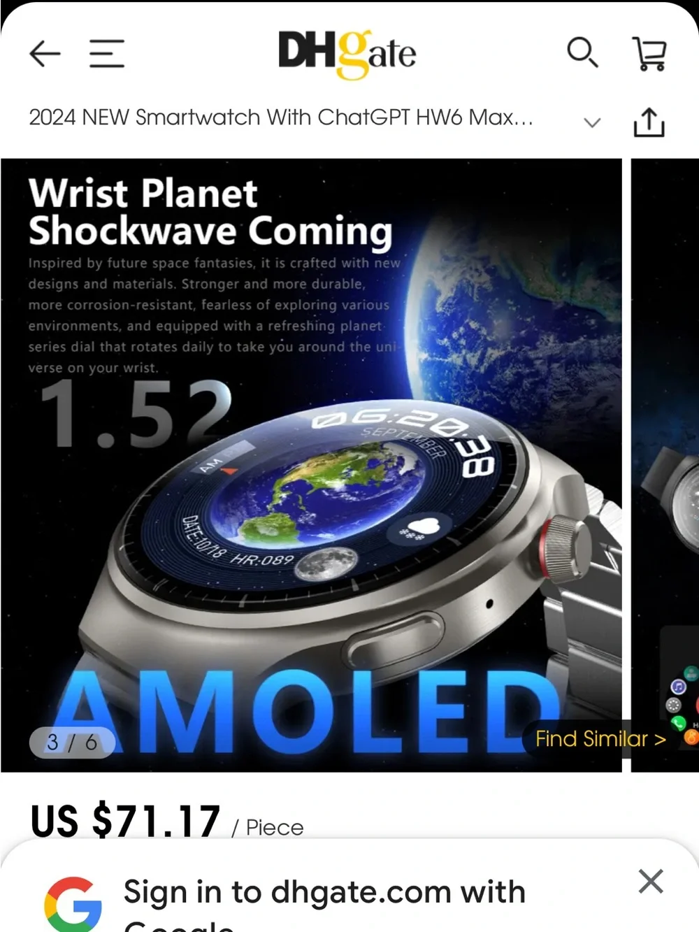 N/A max smartwatch