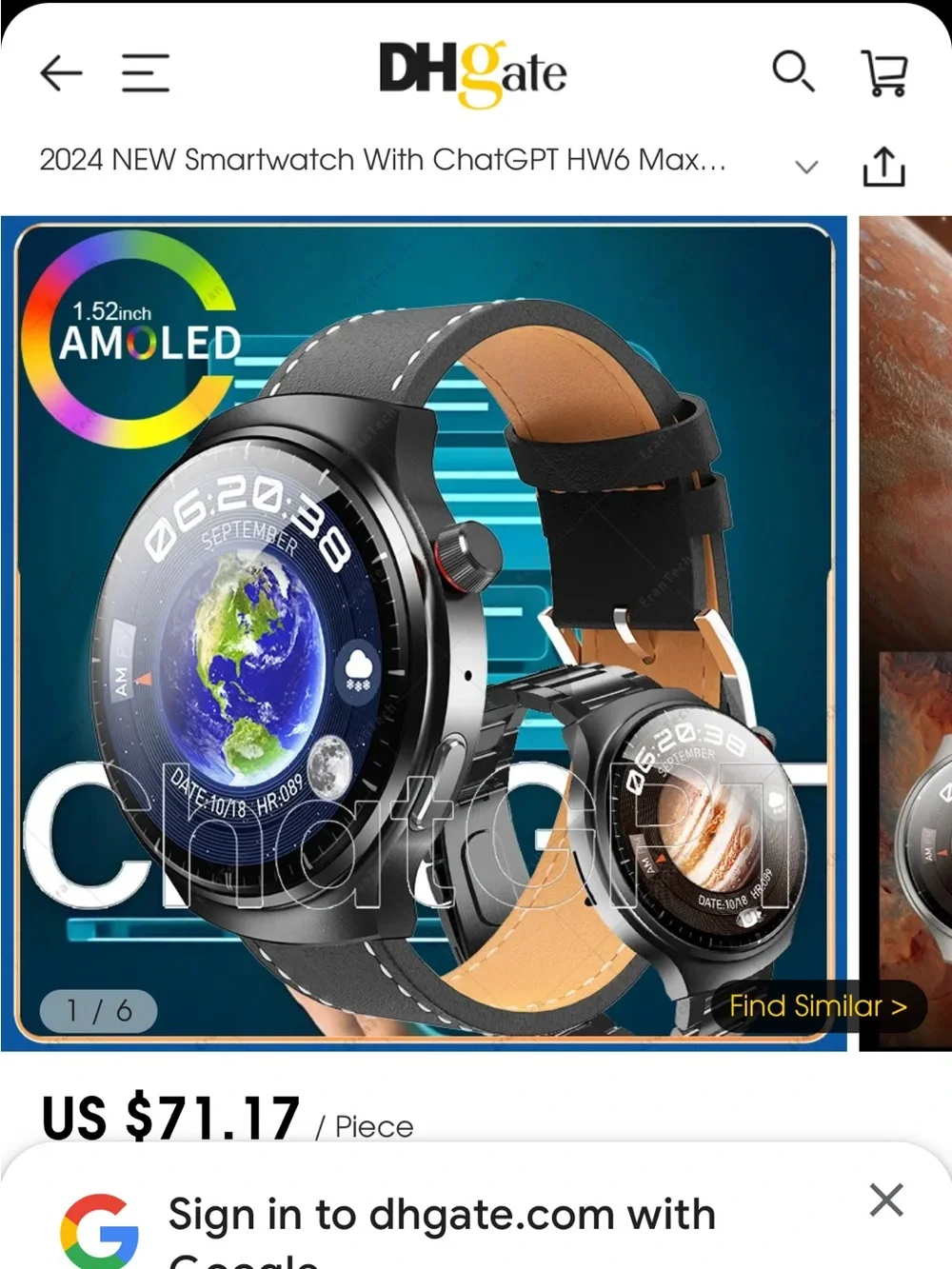 N/A max smartwatch