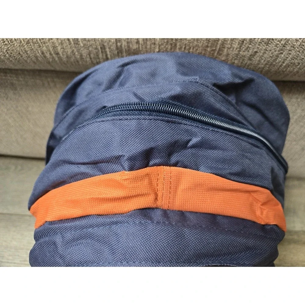 17 Inch Kids Orange And Blue‎ Backpack With Side Pockets