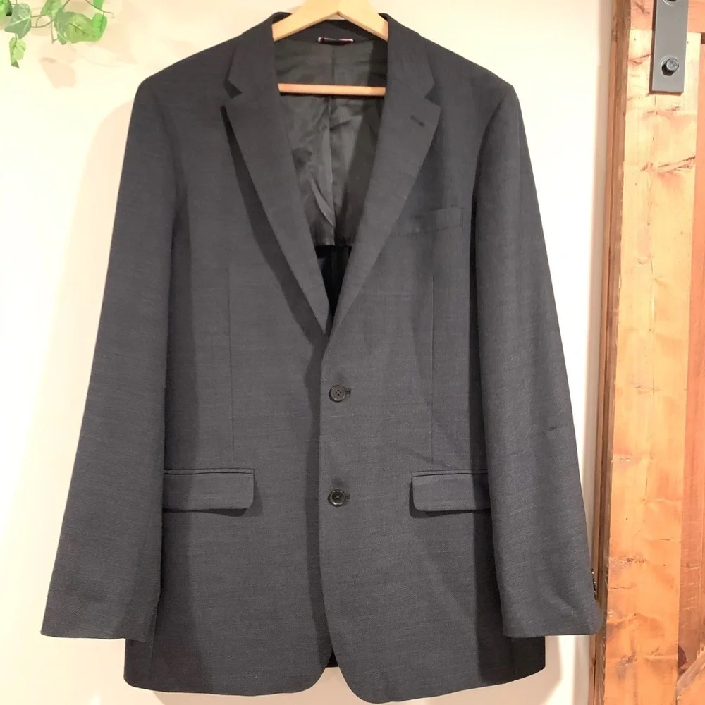 Tommy Hilfiger Black Blazer Size 40L