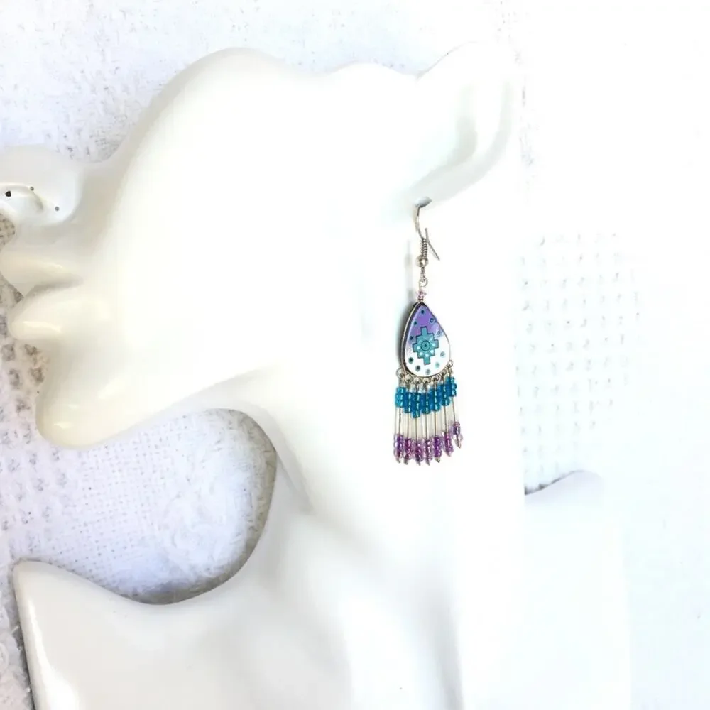 (brand not known) turquoise purple