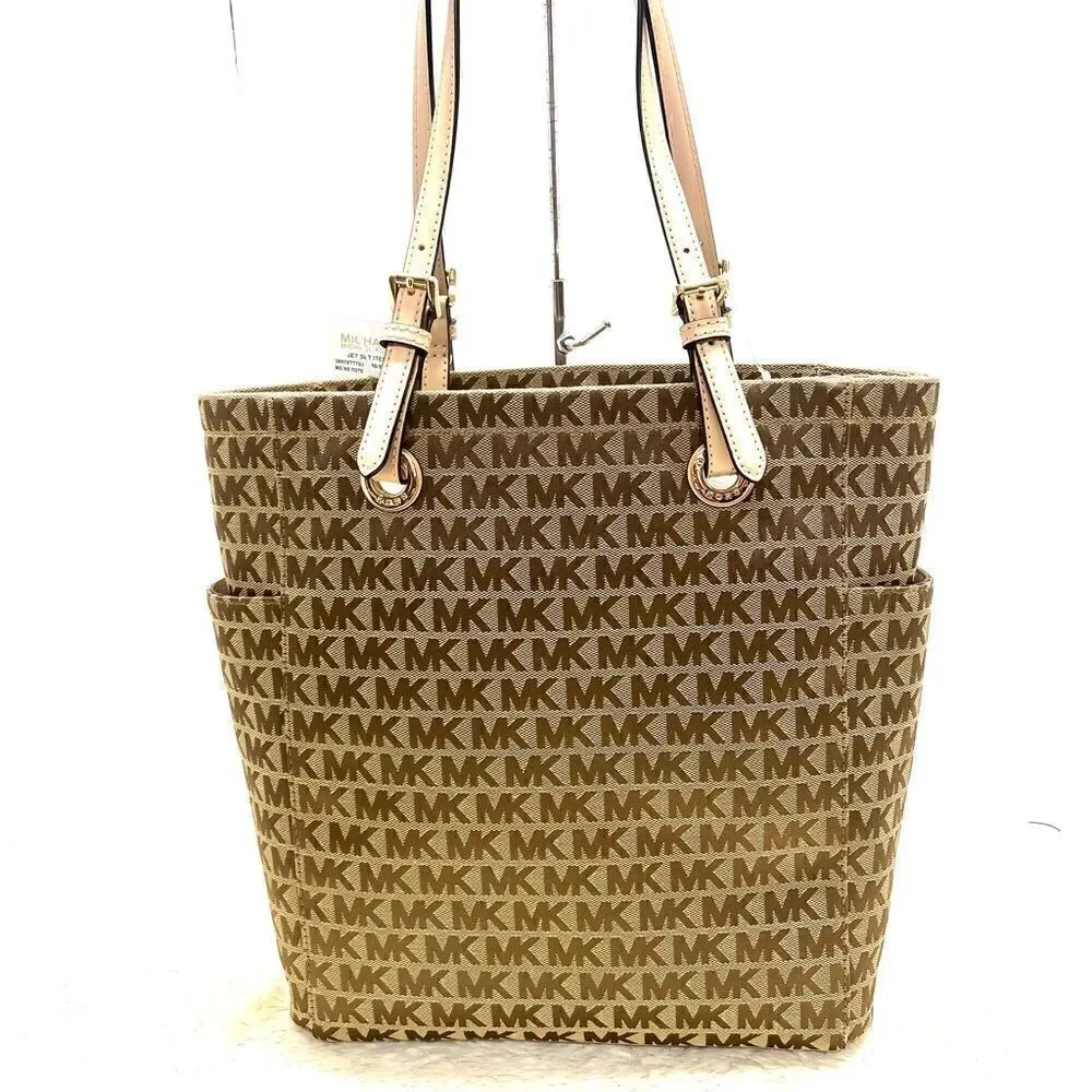 🔥🎁NWT! Michael Kors Jet Set Tote Handbag NS Medium Msrp:$198.00