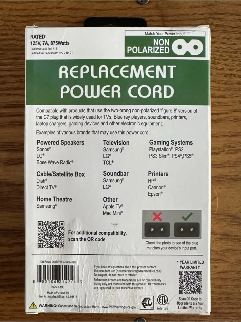 N/A universal replacement