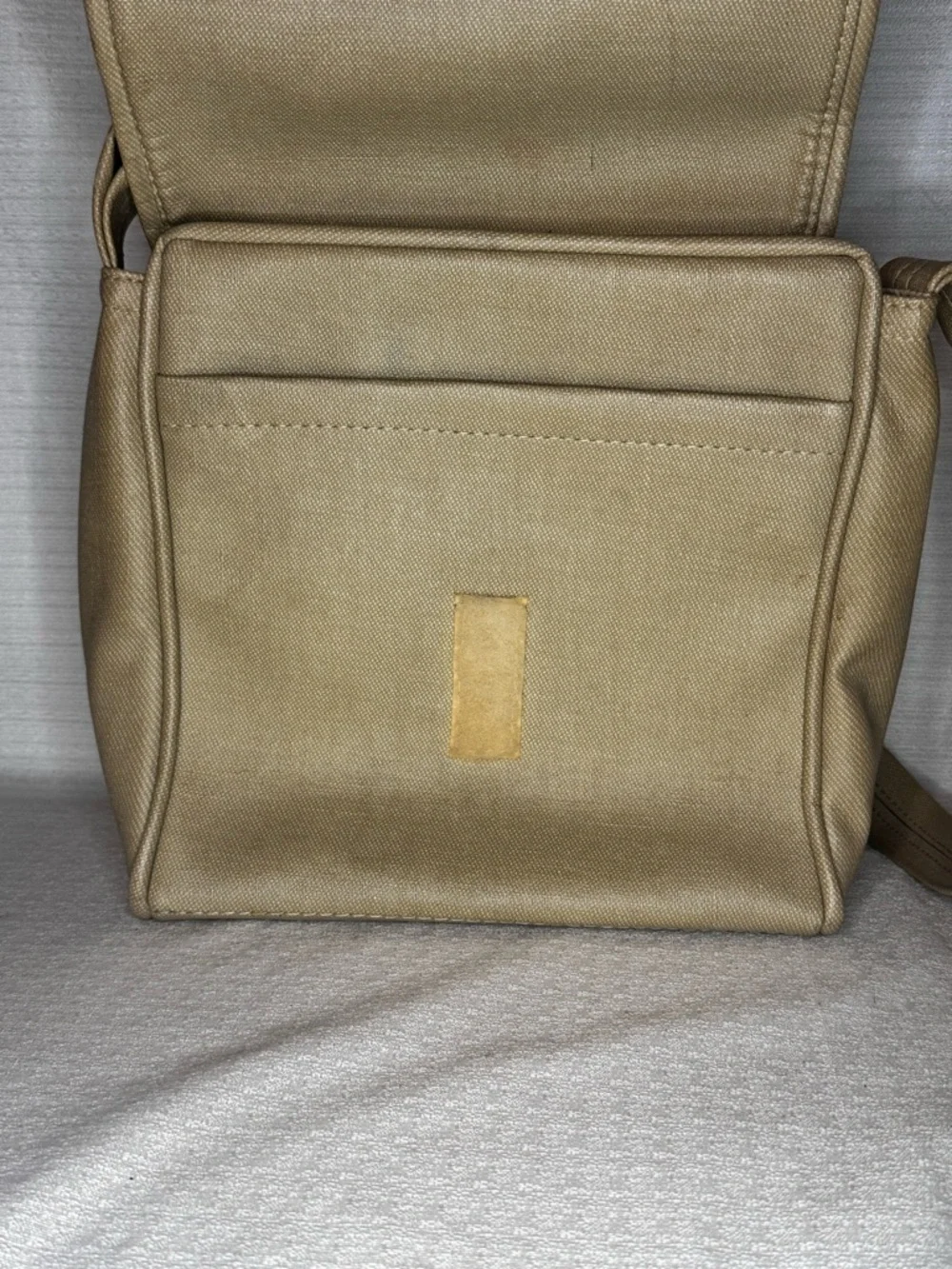 Metallic Gold Crossbody Bag with Sun Medallion