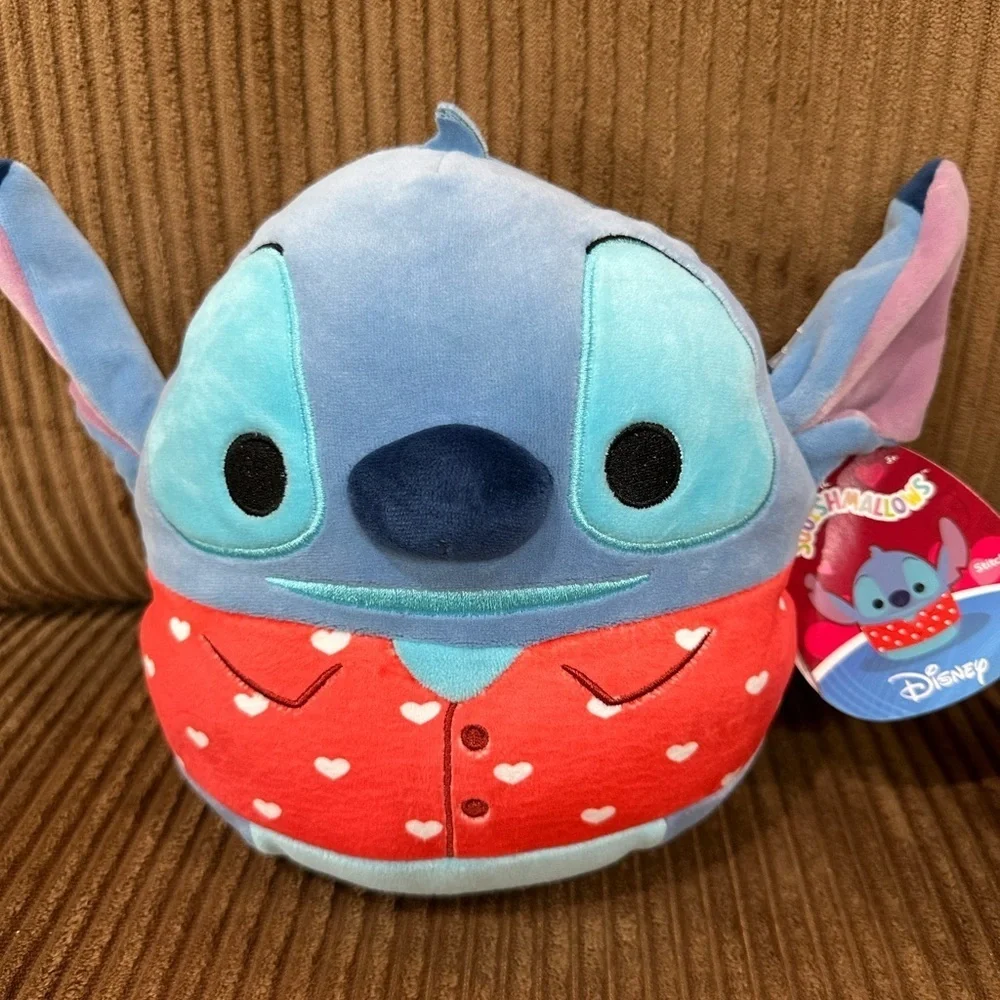 Disney Stitch Plush Toy - Squishmallows - Blue and Red