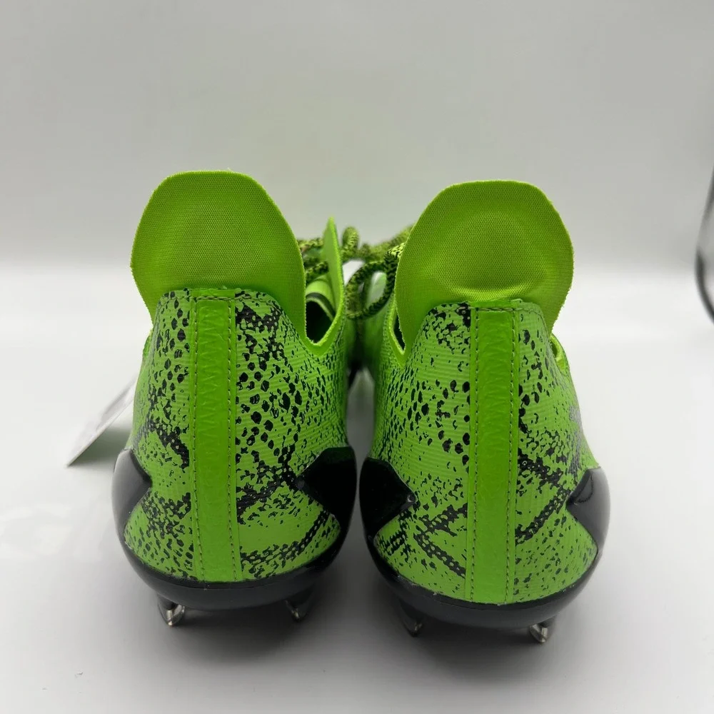 Adidas‎ Adizero Electric Football Cleats Mens 10.5 Lime Green Black Graphic