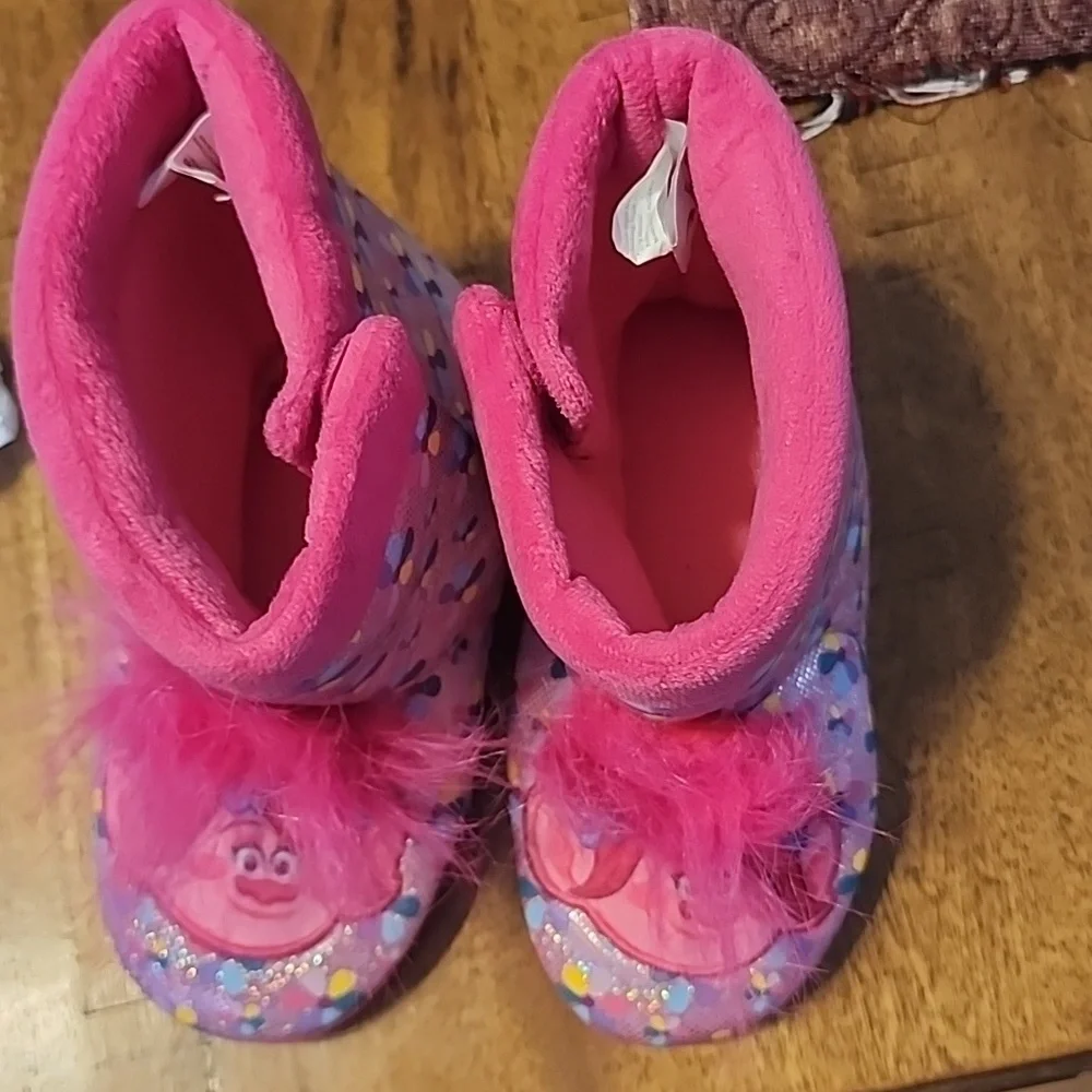 Trolls slippers sz