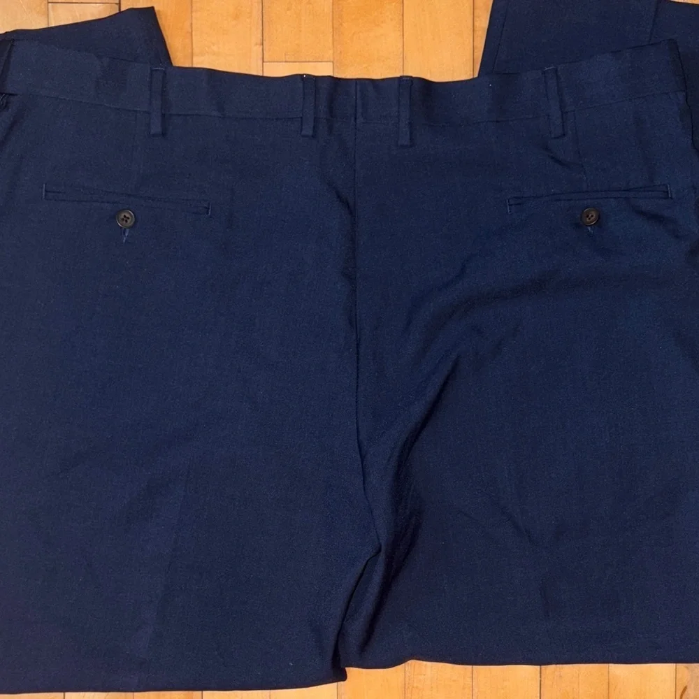 Haggar Men's Deep Blue Dress Pants 44x30