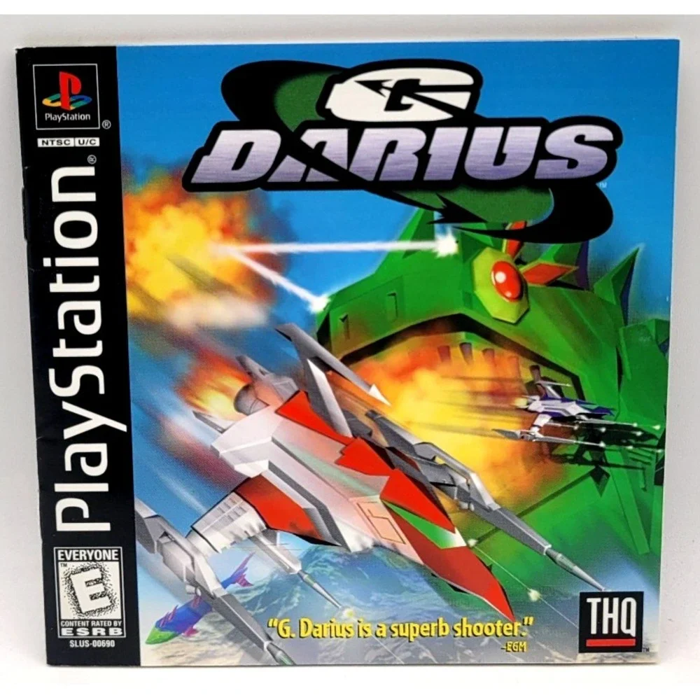 G Darius (Sony PlayStation 1 PS1, 1998) GAME MANUAL ONLY *NO GAME* THQ