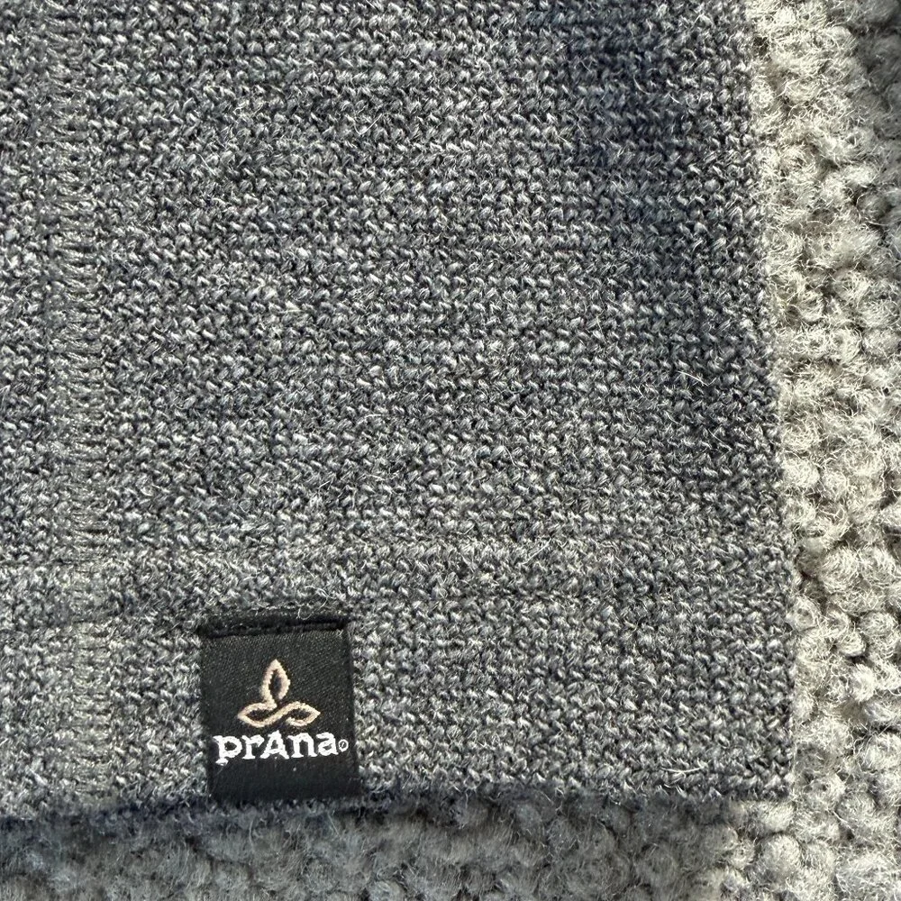 prAna Men's Lonan Sweater in Men's Size XL-Charcoal Black Colorway- Excel. Cond.