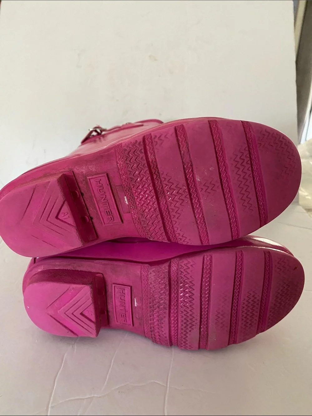 Hunter Fuchsia Gloss Knee-High Rain Boots