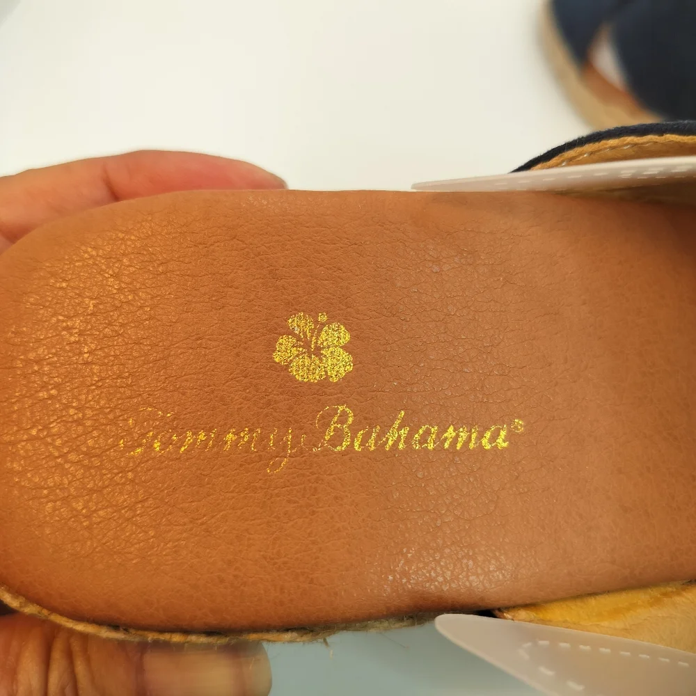Tommy Bahama strap sole