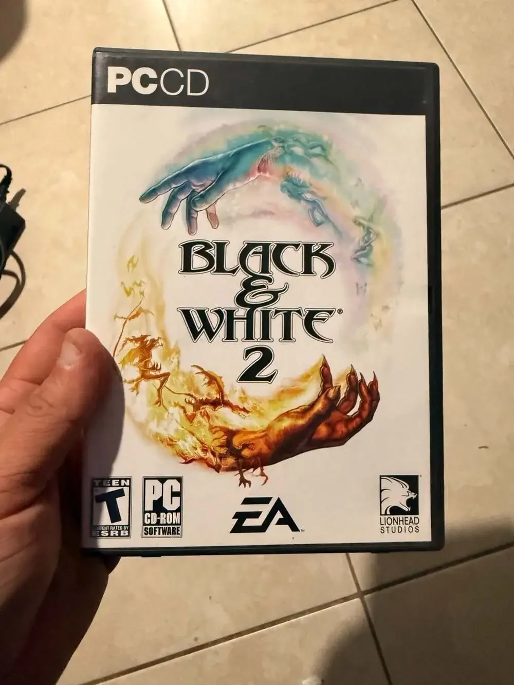 Black & White 2 PC CD-ROM Video Game with Case and Disc
