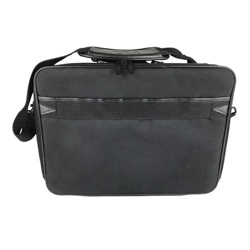 Dell Unisex Black Padded‎ Water Resistant Laptop Carrying Briefcase