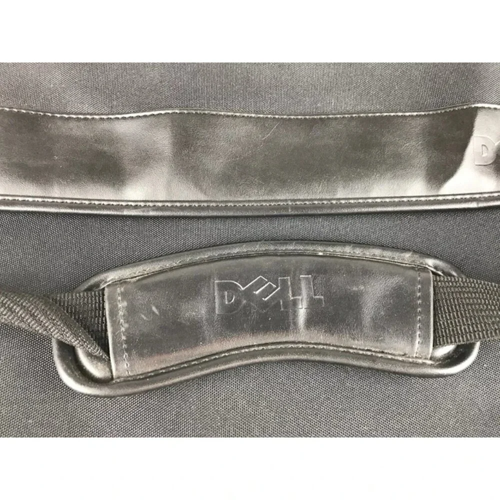 Dell Unisex Black Padded‎ Water Resistant Laptop Carrying Briefcase