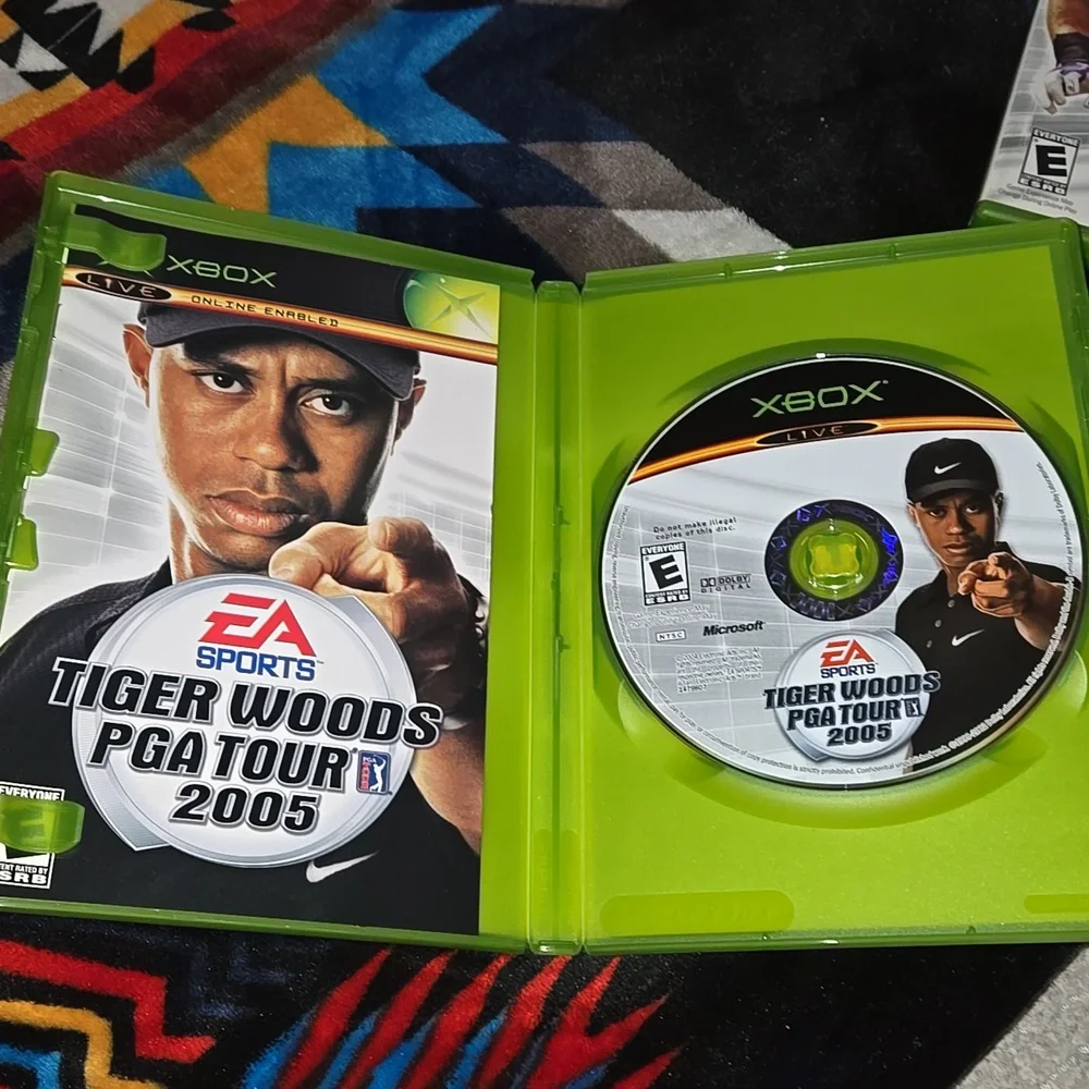 Xbox Video Games Madden 2005 and Tiger Woods PGA Tour 2005