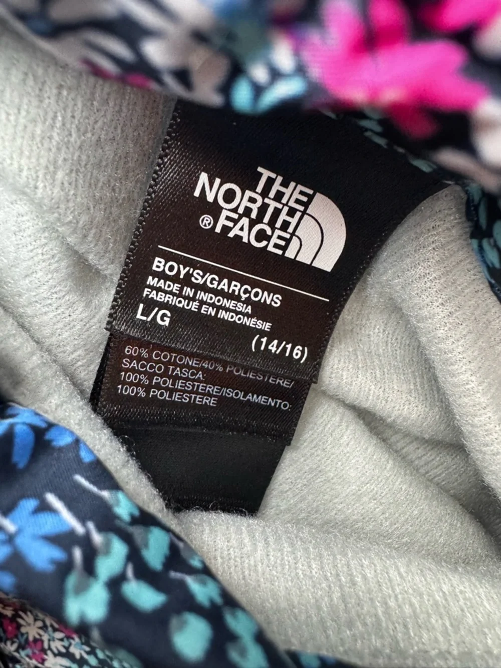 The North Face lightweight floral