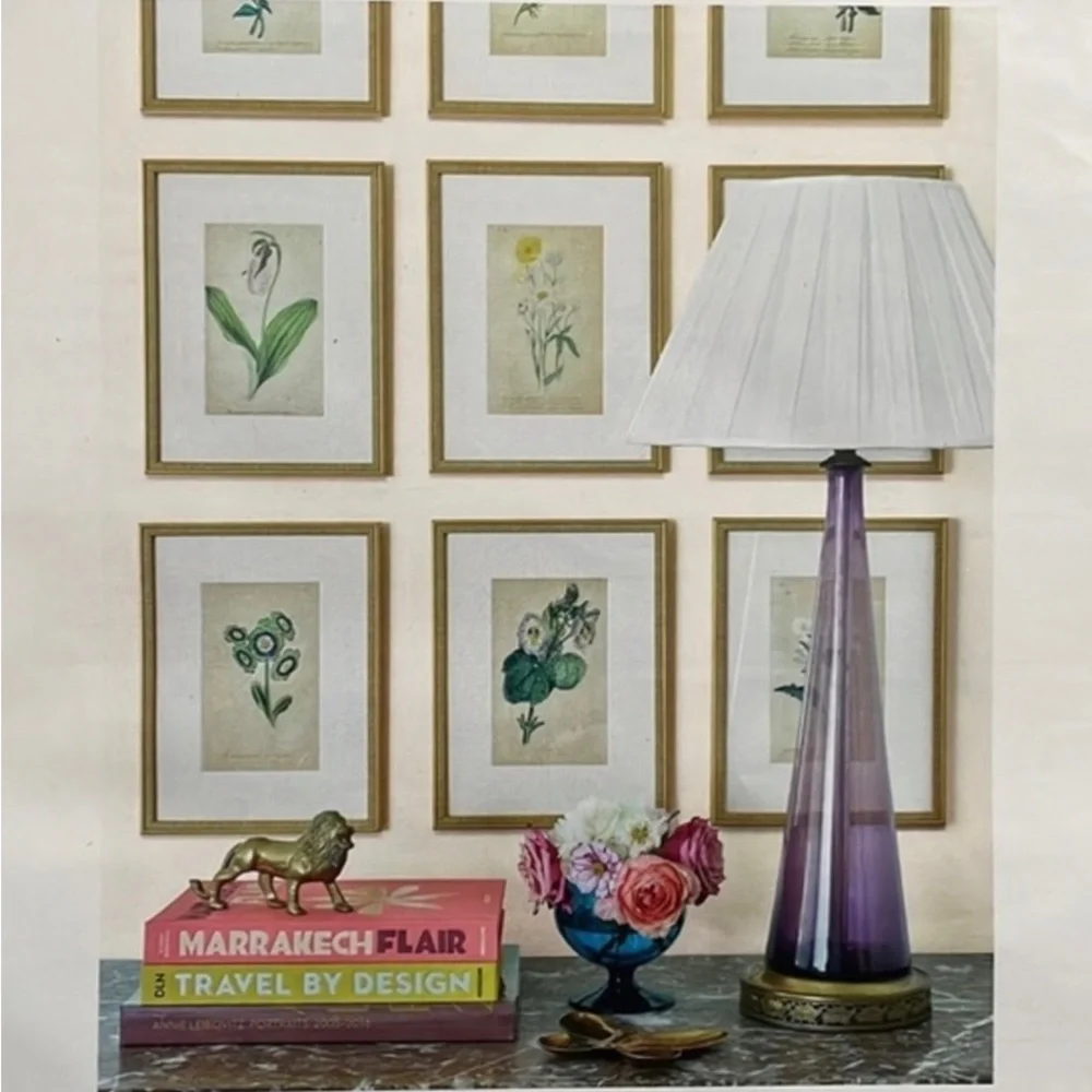 🖤5/$25 Botanical orchid Plant Print Original 100 years old Vintage Home Decor