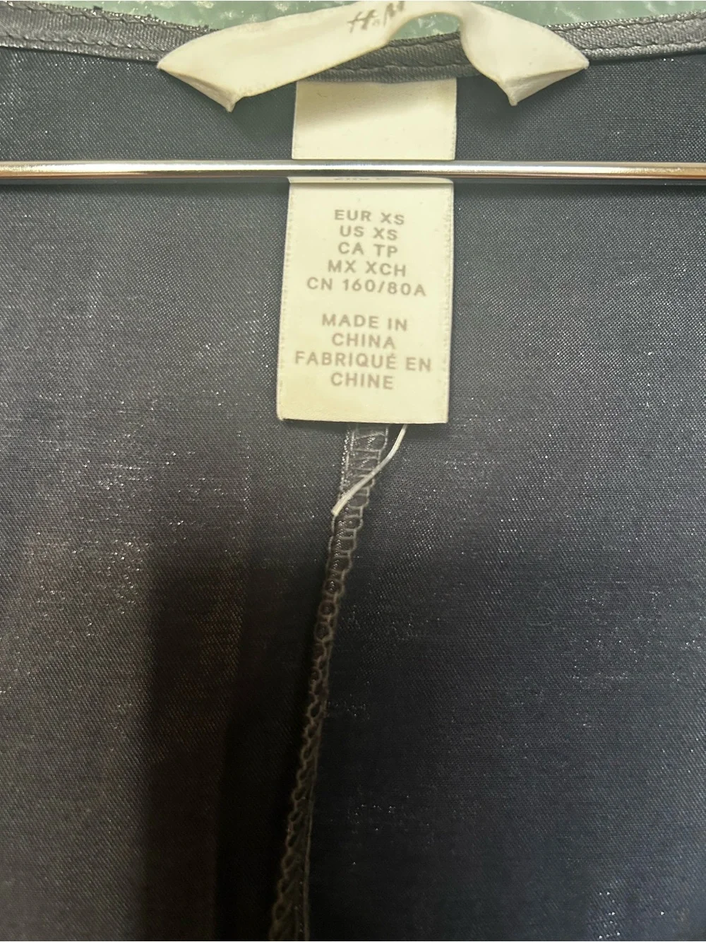 H&M medium unlined