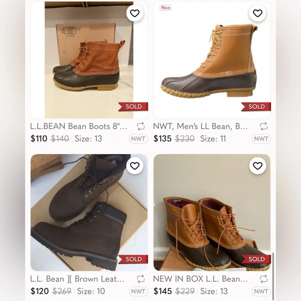 L.L. Bean bean new