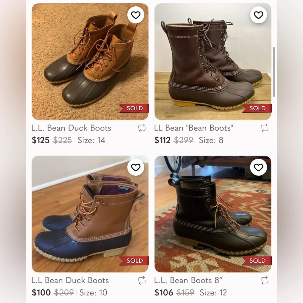 L.L. Bean bean new