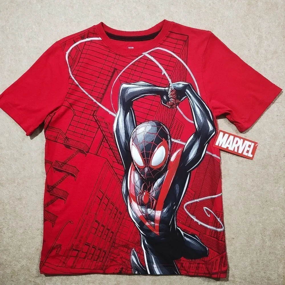 Marvel Spiderman Boys Short Sleeve T-shirt -C